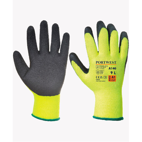WORKWEAR, SAFETY & CORPORATE CLOTHING SPECIALISTS - Thermal Grip Glove - Latex
