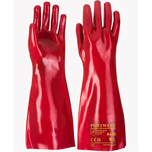 WORKWEAR, SAFETY & CORPORATE CLOTHING SPECIALISTS - PVC Gauntlet 45cm