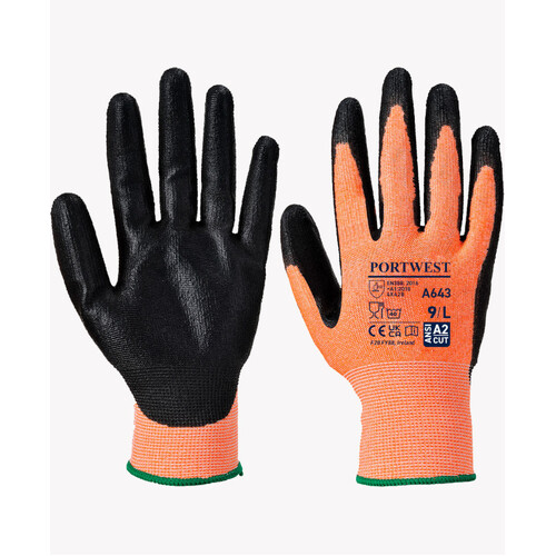WORKWEAR, SAFETY & CORPORATE CLOTHING SPECIALISTS - Amber Cut Nitrile Foam Glove