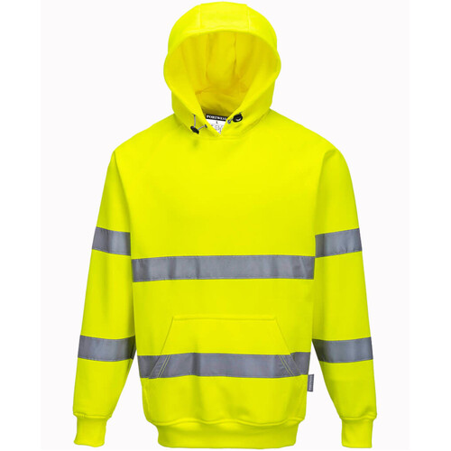 WORKWEAR, SAFETY & CORPORATE CLOTHING SPECIALISTS - Brush Fleece Hoodie with Tape