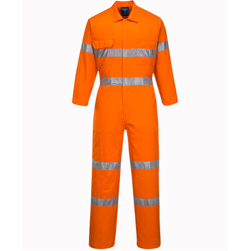 WORKWEAR, SAFETY & CORPORATE CLOTHING SPECIALISTS - Lightweight Coveralls with Tape (Old WW9220A)