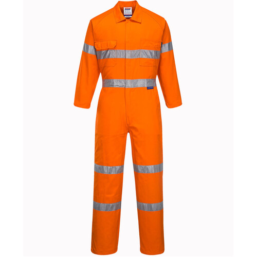 WORKWEAR, SAFETY & CORPORATE CLOTHING SPECIALISTS - Flame Resistant Coverall with Tape (Old CH9220A)