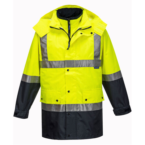 WORKWEAR, SAFETY & CORPORATE CLOTHING SPECIALISTS - Mackay Anti Static 4 in 1 Jacket (Old HV888-7)