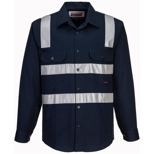 WORKWEAR, SAFETY & CORPORATE CLOTHING SPECIALISTS - Brisbane Shirt Long Sleeve Regular Weight (Old WW908)