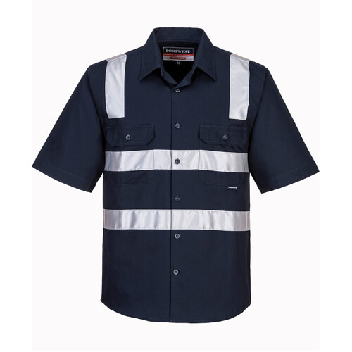 WORKWEAR, SAFETY & CORPORATE CLOTHING SPECIALISTS Brisbane Shirt Short Sleeve Regular Weight (Old WW909)