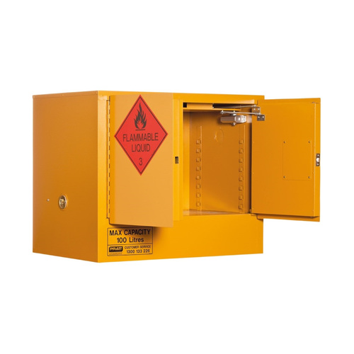 WORKWEAR, SAFETY & CORPORATE CLOTHING SPECIALISTS Flammable Storage Cabinet 100L 2 Door, 1 Shelf
