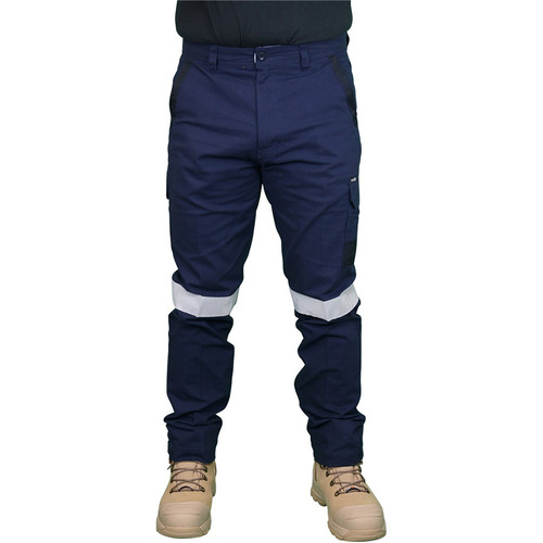 WORKWEAR, SAFETY & CORPORATE CLOTHING SPECIALISTS Decoy Canvas Modern Fit Stretch Taped Cargo Pants