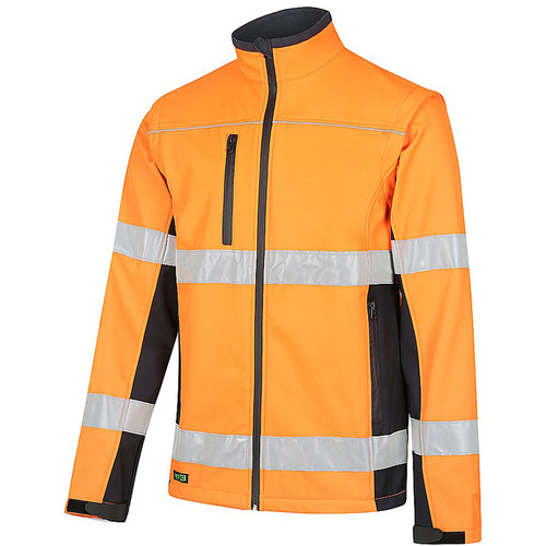 WORKWEAR, SAFETY & CORPORATE CLOTHING SPECIALISTS - Hi-Vis Soft Shell 2 in 1 Biomotion Taped Jacket