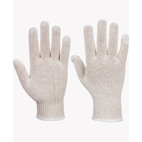 WORKWEAR, SAFETY & CORPORATE CLOTHING SPECIALISTS - String Knit Liner Gloves White