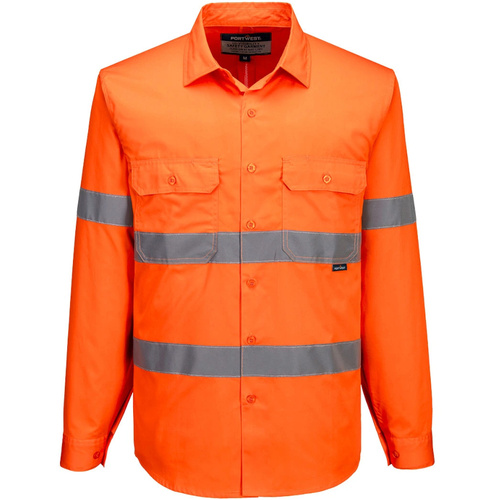 WORKWEAR, SAFETY & CORPORATE CLOTHING SPECIALISTS Hi-Vis Lightweight Shirt L/S