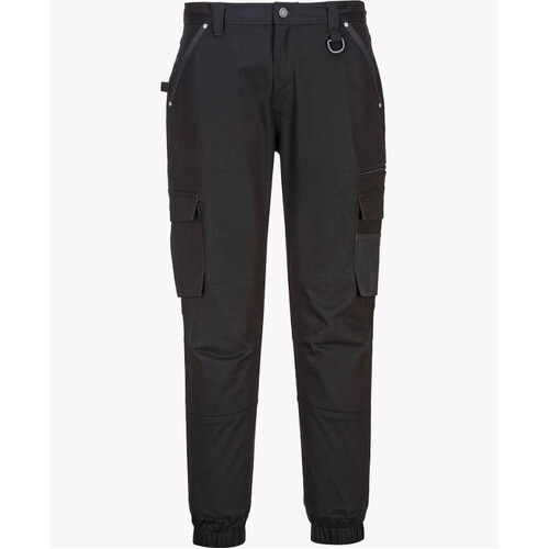 WORKWEAR, SAFETY & CORPORATE CLOTHING SPECIALISTS - Cuffed Slim Fit Stretch Work Pants