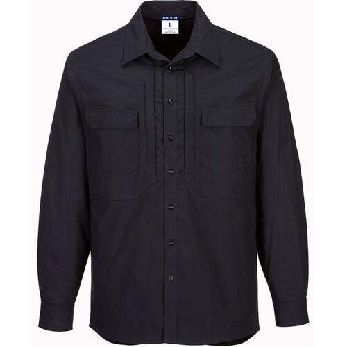 WORKWEAR, SAFETY & CORPORATE CLOTHING SPECIALISTS Utility Stretch Long Sleeve Shirt