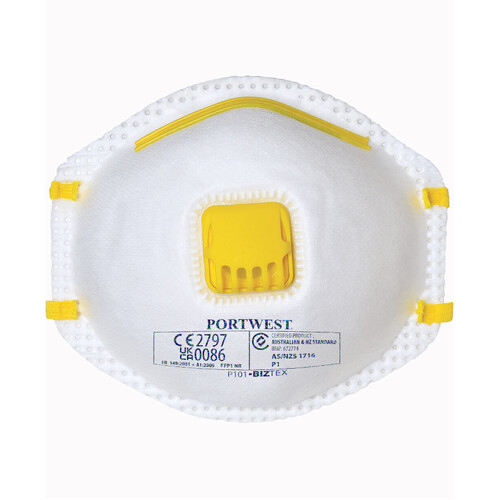 WORKWEAR, SAFETY & CORPORATE CLOTHING SPECIALISTS FFP1 VALVED DUST MIST RESPIRATOR