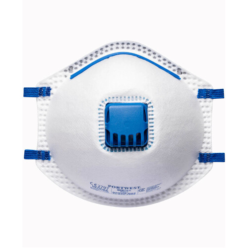 WORKWEAR, SAFETY & CORPORATE CLOTHING SPECIALISTS FFP2 VALVED DUST MIST RESPIRATOR