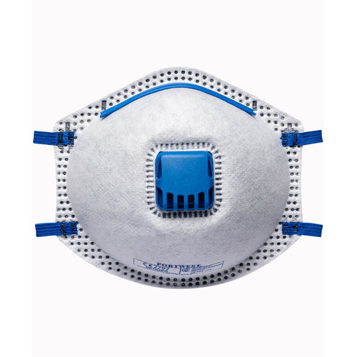 WORKWEAR, SAFETY & CORPORATE CLOTHING SPECIALISTS - FFP2 CARBON VALVED DUST MIST FUME RESPIRATOR