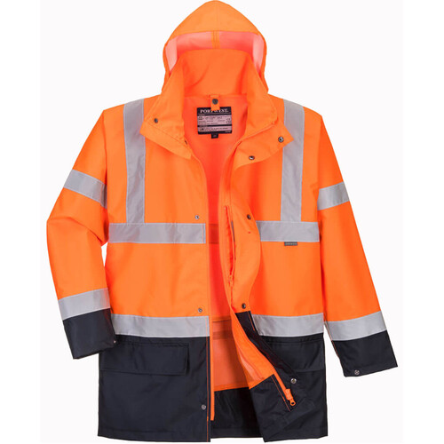 WORKWEAR, SAFETY & CORPORATE CLOTHING SPECIALISTS Essential 5-in-1 Two-Tone Jacket