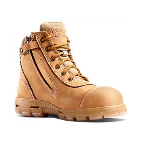 WORKWEAR, SAFETY & CORPORATE CLOTHING SPECIALISTS Cobar Wheat Nubuck Zip Sided Boot