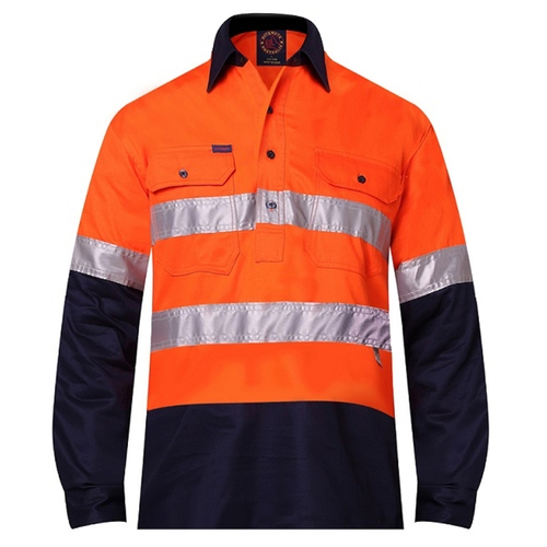 WORKWEAR, SAFETY & CORPORATE CLOTHING SPECIALISTS - Closed Front 2 Tone with 3M 8910 Reflective Tape