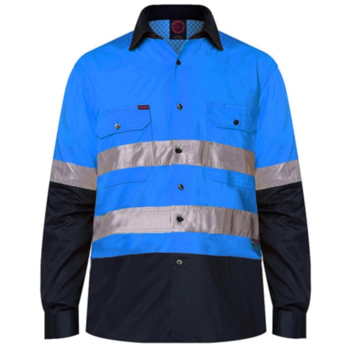 WORKWEAR, SAFETY & CORPORATE CLOTHING SPECIALISTS - Vent L/S Shirt 3M Tape