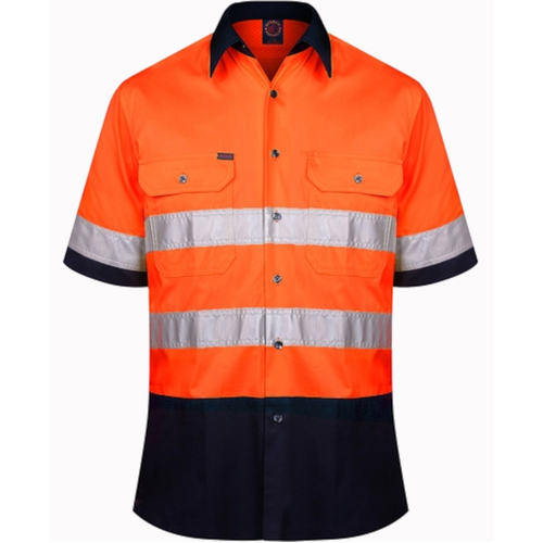 WORKWEAR, SAFETY & CORPORATE CLOTHING SPECIALISTS Vent S/S Shirt 3M Tape