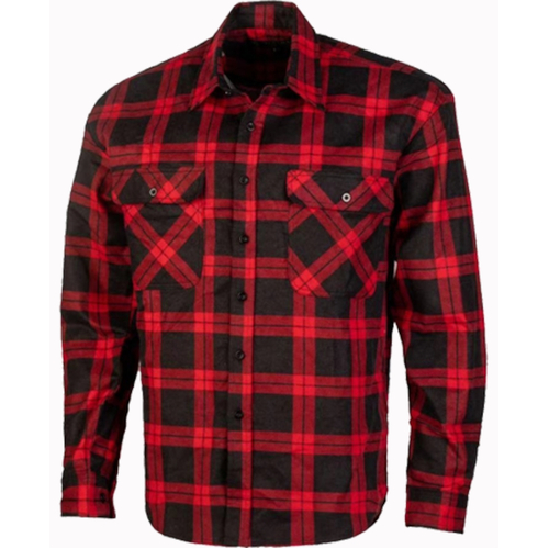 WORKWEAR, SAFETY & CORPORATE CLOTHING SPECIALISTS Open Front Flannelette Shirt