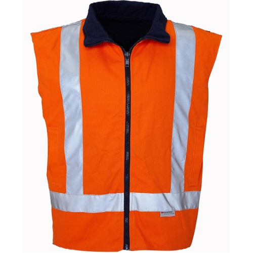 WORKWEAR, SAFETY & CORPORATE CLOTHING SPECIALISTS Drill Reversible Vest with 3M 8910 Reflective Tape