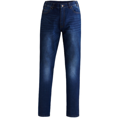 WORKWEAR, SAFETY & CORPORATE CLOTHING SPECIALISTS - Distressed Denim Stretch Jean