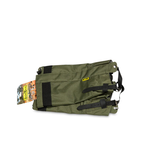 WORKWEAR, SAFETY & CORPORATE CLOTHING SPECIALISTS - RUGGED XTREMES LEG GAITORS - 340mm - GREEN - CANVAS