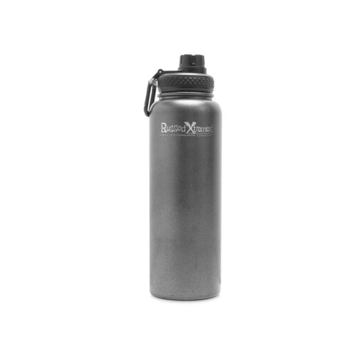 WORKWEAR, SAFETY & CORPORATE CLOTHING SPECIALISTS - STAINLESS STEEL VACUUM INSULATED THERMAL BOTTLE • 1100ml • GREY