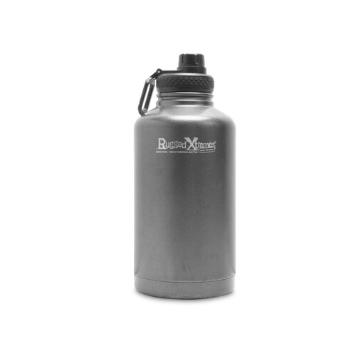 WORKWEAR, SAFETY & CORPORATE CLOTHING SPECIALISTS - STAINLESS STEEL VACUUM INSULATED THERMAL BOTTLE • 1800ml • GREY