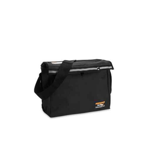 WORKWEAR, SAFETY & CORPORATE CLOTHING SPECIALISTS - SMALL CANVAS CRIB BAG - 370 x 270 x 130mm - BLACK - 13L - 0.5kg