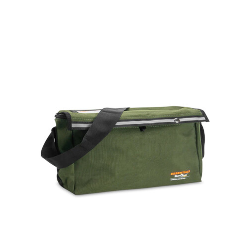 WORKWEAR, SAFETY & CORPORATE CLOTHING SPECIALISTS - LARGE CANVAS CRIB BAG - 500 x 270 x 130mm - GREEN - 17L - 0.63kg