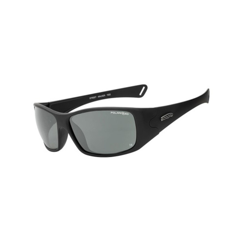 WORKWEAR, SAFETY & CORPORATE CLOTHING SPECIALISTS Street Walker Soft Touch Black Frame Polarised Lens