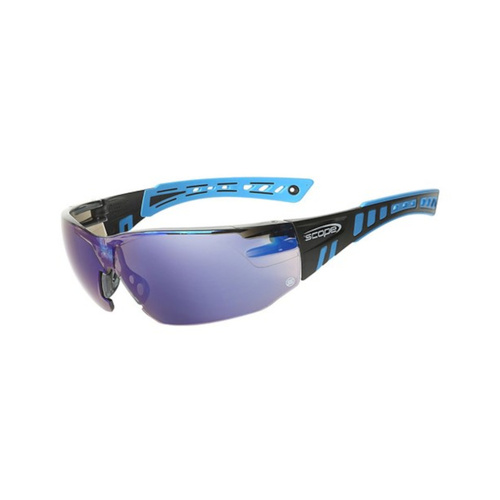 WORKWEAR, SAFETY & CORPORATE CLOTHING SPECIALISTS - Speed Blue/Black Frame Blue Mirror Lens (MOQ 10)