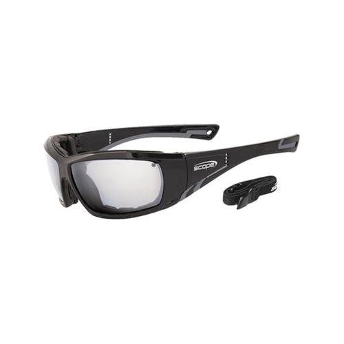WORKWEAR, SAFETY & CORPORATE CLOTHING SPECIALISTS - DISCONTINUED - Jet Stream Titanium AF/AS Clear Lens Inc Gasket + Strap