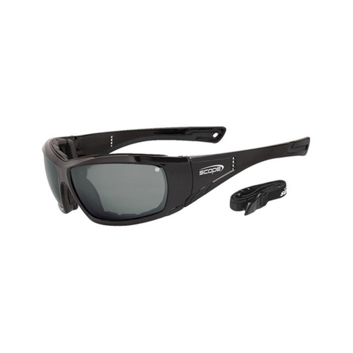 WORKWEAR, SAFETY & CORPORATE CLOTHING SPECIALISTS - DISCONTINUED - Jet Stream Titanium AF/AS Smoke Lens Inc Gasket + Strap