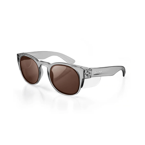 WORKWEAR, SAFETY & CORPORATE CLOTHING SPECIALISTS - Cruisers Graphite Frame Brown Polarised Lens