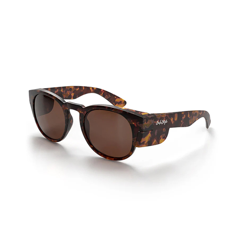 WORKWEAR, SAFETY & CORPORATE CLOTHING SPECIALISTS - Cruisers Matte Tort Frame Brown Polarised Lens