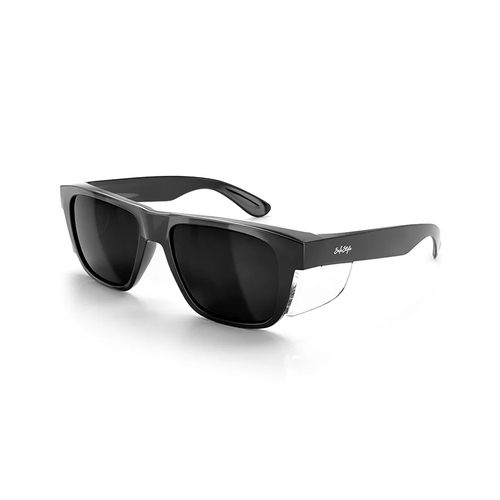 WORKWEAR, SAFETY & CORPORATE CLOTHING SPECIALISTS - Fusions XL Black Frame Polarised Lens