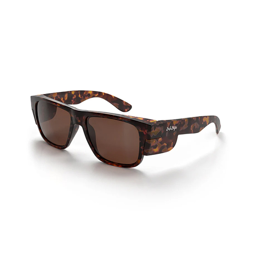 WORKWEAR, SAFETY & CORPORATE CLOTHING SPECIALISTS - Fusions Matte Tort Frame Brown Polarised Lens