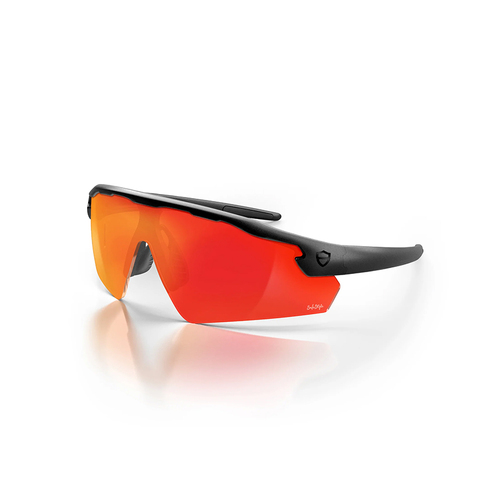 WORKWEAR, SAFETY & CORPORATE CLOTHING SPECIALISTS - Phantoms Matte Black Frame/Reflectors Red Lens