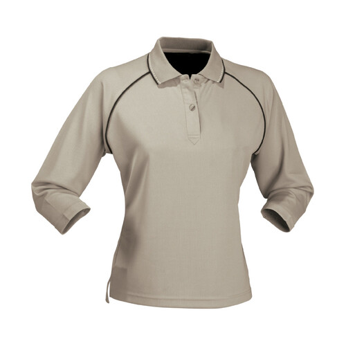WORKWEAR, SAFETY & CORPORATE CLOTHING SPECIALISTS COOL DRY POLO - Ladies 3/4 Sleeved