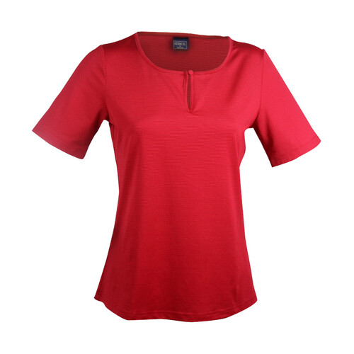 WORKWEAR, SAFETY & CORPORATE CLOTHING SPECIALISTS - SILVERTECH LADIES TOP - Short Sleeved