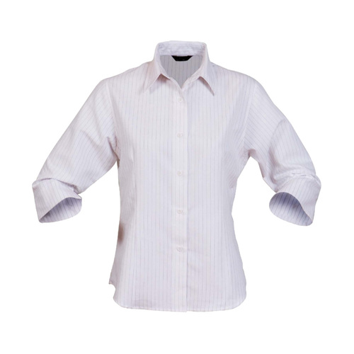 WORKWEAR, SAFETY & CORPORATE CLOTHING SPECIALISTS - PIN-POINT SHIRT - Ladies 3/4 Sleeved