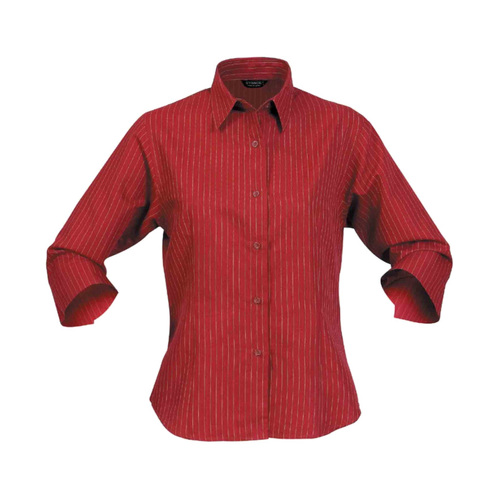 WORKWEAR, SAFETY & CORPORATE CLOTHING SPECIALISTS PIN-POINT SHIRT - Ladies 3/4 Sleeved