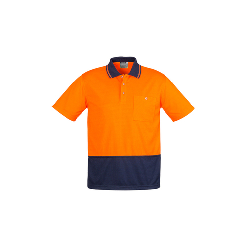 WORKWEAR, SAFETY & CORPORATE CLOTHING SPECIALISTS Unisex Hi Vis Basic Spliced S/S Polo