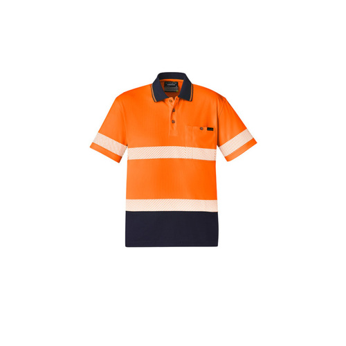WORKWEAR, SAFETY & CORPORATE CLOTHING SPECIALISTS Unisex Hi Vis Segmented S/S Polo