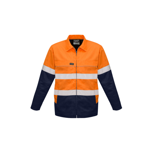 WORKWEAR, SAFETY & CORPORATE CLOTHING SPECIALISTS - Mens Hi Vis Cotton Drill Jacket