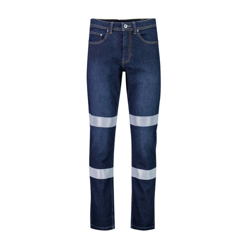 WORKWEAR, SAFETY & CORPORATE CLOTHING SPECIALISTS - Mens Bio Motion Taped Stretch Jean