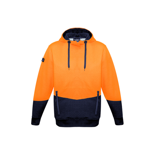 WORKWEAR, SAFETY & CORPORATE CLOTHING SPECIALISTS - Unisex Hi Vis Textured Jacquard Hoodie